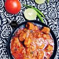 Flora's Kitchen's cooksnap of when they made Gatte ki sabji.