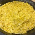 El cooksnap de Annuska Perera cuando hizo Arroz con bacalao.