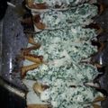 El cooksnap de Silvia Cristina Granobles cuando hizo PLÁTANO Maduro relleno de Salsa de Cilantro y Queso...!.