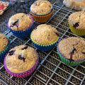 El cooksnap de sindy cuando hizo Muffins de arándanos con crumble.