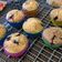El cooksnap de sindy cuando hizo Muffins de arándanos con crumble.
