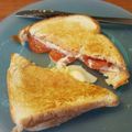 kleemorford's cooksnap of when they made Pizza grilled cheese.