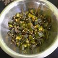 Sheela Biswas 's cooksnap of when they made ভিন্ডি ভাজি (bhindi bhaji recipe in Bengali).