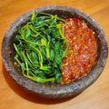 Cooksnap dari Yuanita Siska M untuk resep Pelecing Kangkung Toping Krupuk