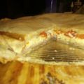 El cooksnap de Cintia Martinez cuando hizo Tarta rápida de jamón, queso, tomate y huevo.
