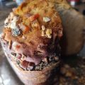 El cooksnap de Alessandra Laguna cuando hizo Pan dulce sin gluten apto celíacos (en panetera).