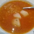 El cooksnap de Berenice Jasso cuando hizo Sopa de fideo con zanahorias.