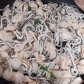 El cooksnap de Ainara Roca cuando hizo Cocochas de bacalao y gulas.