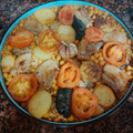 El cooksnap de Ari Rodriguez cuando hizo Arroz al horno 🧄.