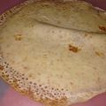 El cooksnap de Natalia Denise cuando hizo Panqueques Integral para canelones.