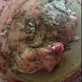 El cooksnap de Emily Vasquez cuando hizo Pollo al horno en salsa de perejil y limón.