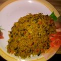 Maman Teema's cooksnap of when they made Dambun shinkafa.