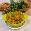 Bina Mithani's cooksnap of when they made ફ્લાવર બટાકા નું શાક (Flower Bataka Shak Recipe In Gujarati).