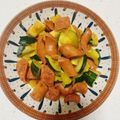 吳筠 的 德式香腸炒櫛瓜 cooksnap