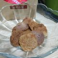 廖羽翎 的 電鍋&電子鍋餅乾。巧克力核桃酥餅。免烤箱 cooksnap