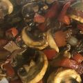 El cooksnap de ByTommy cuando hizo Champiñones salteados con verduras.