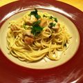 Cynthia Fincher's cooksnap of when they made Spaghetti with olive oil, shallots and garlic with grilled chicken.