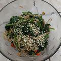 Cooksnap dari tri chandra ayu aprillia untuk resep Sigeumchi Namul / salad bayam Hot version