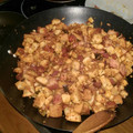 El cooksnap de rostock cuando hizo Migas extremeñas.