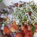 Reena Verbey's cooksnap of when they made Sprouts Chaat.