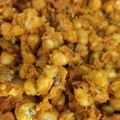 El cooksnap de Nuria Montes cuando hizo Salteado de garbanzos y berenjenas - receta india.