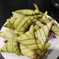 Cooksnap Azyyati Zakaria semasa beliau membuat Ketupat Palas Lemak Versi kelantan.