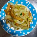 張嘉蘭 的 甜不辣炒洋蔥 cooksnap