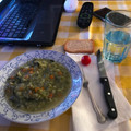 El cooksnap de Fanukylla Melendez cuando hizo Crema de brócoli y calabacín.