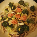 El cooksnap de Mari Ruiz cuando hizo Pasta con champiñón portobello y brócoli.