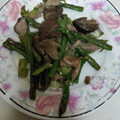 El cooksnap de Rut Borillo cuando hizo Salteado de setas con espárragos verdes.