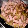 El cooksnap de Z.A cuando hizo Salchichas frescas al vino.