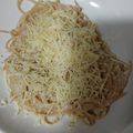 El cooksnap de Liguia cuando hizo Tallarines con salsa cremosa de coliflor a la parmesana.
