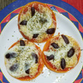 El cooksnap de Alex JC cuando hizo Mini pizzas de calabaza.