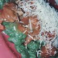 El cooksnap de Ley Durgalli cuando hizo Ñoquis de espinacas con salsa boloñesa.