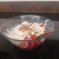 El cooksnap de Nachete cuando hizo Postre casero de yogur, fresas y plátano.
