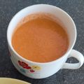 El cooksnap de Iván Adc cuando hizo Gazpacho de fresas y sandía.