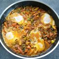 Thorsten's cooksnap of when they made Shakshuka.