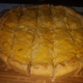 El cooksnap de Karen Fernández cuando hizo Tarta de cebolla, puerros y panceta.