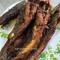 Cooksnap Zieta Ali semasa beliau membuat Tips goreng ikan keli.