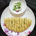Anjali Shukla का कुकस्नैप जब उन्होंने गार्लिक ब्रेड (Garlic Bread Recipe in Hindi) बनाया था।