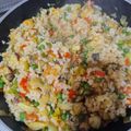 El cooksnap de Patricia Quinteros 🇺🇾 cuando hizo Paella de mariscos (congelados).