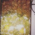 El cooksnap de lautaro_insua cuando hizo Riñoncitos a la Planchetta con huevos sobre colchón de verduras.