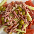 El cooksnap de astrid badia cuando hizo Ensalada tricolor con bacon.