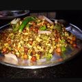  Chef Richa pathak. का कुकस्नैप जब उन्होंने हेल्थी स्प्राउट मूंग दाल सलाद (healthy sprout moong dal salad recipe in hindi) बनाया था।