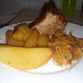 Haga978 Cooksnap-ja, amikor elkészítette a(z) Csülök káposztával, krumplival sütve receptet.