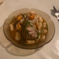 El cooksnap de Eduardo Agudo Alba cuando hizo Fabes con ventresca de atún y mejillones.