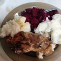 El cooksnap de Sandra Quiroga cuando hizo Bondiola de cerdo rellena.