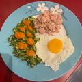 El cooksnap de Ana Muñoz cuando hizo Brócoli con huevo al microondas.