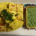 Sneha Patel's cooksnap of when they made ગુજરાતના લાઈવ ઢોકળા (Live Dhokla Recipe In Gujarati).