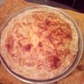 El cooksnap de Belii Hurtado cuando hizo Tarta de jamón y queso.